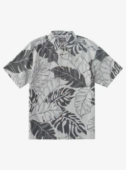 Quiksilver Waterman Mens Woven Under Canopy Hawaiian Shirt -clothing shop aqmwt03460 quiksilver f skg6 frt
