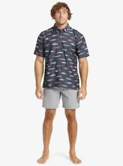 Quiksilver Waterman Mens Woven Drag Week Technical -clothing shop aqmwt03469 quiksilver w kvj6 frt 2