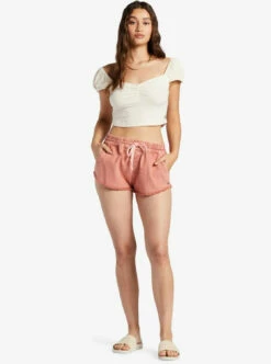 Roxy Womens Shorts Scenic Route Elastic -clothing shop arjns03222 roxy w mms0 frt9
