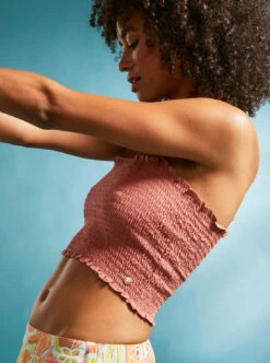 Roxy Womens Tank Top Warm Waters Bandeau -clothing shop arjwt03319 roxy m mms0 frt1