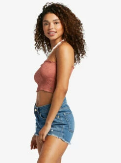 Roxy Womens Tank Top Warm Waters Bandeau -clothing shop arjwt03319 roxy w mms0 frt2