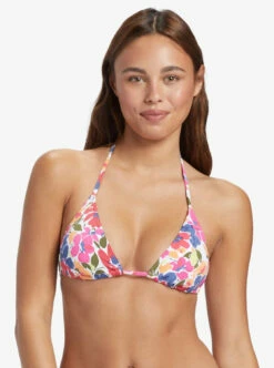 Roxy Womens Bikini Top Bloomin Babe Tiki Tri