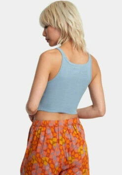 RVCA Womens Tank Top Slide -clothing shop avjkt00220 dsb.primary 3