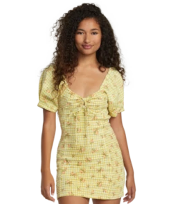 RVCA Womens Dress Gretel Linen 14 RVCA Womens Dress Gretel Linen -clothing shop avjwd00260 gdn.primary