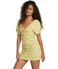 RVCA Womens Dress Gretel Linen 18 RVCA Womens Dress Gretel Linen -clothing shop avjwd00260 rvca w gdn sd2