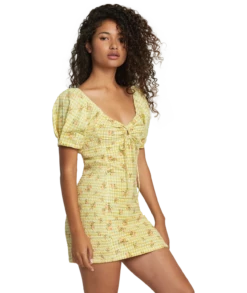 RVCA Womens Dress Gretel Linen 19 RVCA Womens Dress Gretel Linen -clothing shop avjwd00260 rvca w gdn sd3