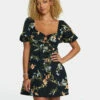 RVCA Womens Dress Sweet Talk Mini 2 RVCA Womens Dress Sweet Talk Mini -clothing shop avjwd00269 rvca w rvb frt1