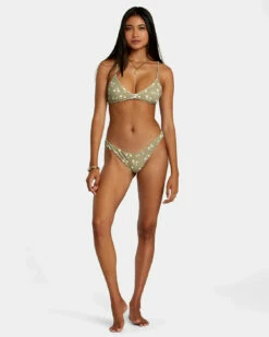 RVCA Womens Bikini Top Decoupage Triangle -clothing shop avjx300411 rvca w alo sd1