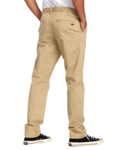 RVCA Mens Pants The Weekend Stretch -clothing shop avynp00178 rvca w kha sd2