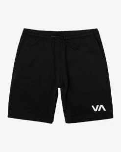 RVCA Mens Shorts Sport Elastic IV 19" 35 RVCA Mens Shorts Sport Elastic IV 19" -clothing shop avyws00135 rvca fg blk frt1
