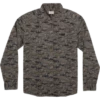 RVCA Mens Woven Horton Fish Camo Flannel -clothing shop avywt00290 cam.primary