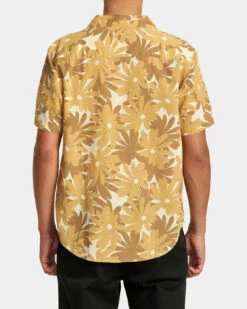 RVCA Mens Woven Pop Floral -clothing shop avywt00429 rvca w kha bck1