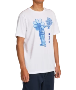 RVCA Mens Shirt Flower Friend -clothing shop avyzt01470 rvca w anw sd2