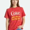 Brixton Womens Shirt Coca-Cola Having Fun Vintage Crew Tee