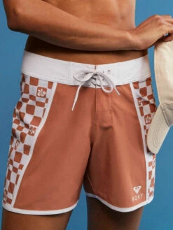 Roxy Womens Boardshorts Printed 5" -clothing shop erjbs03235 roxy m ckl5 frt1