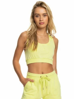 Roxy Womens Tank Top Taking It Easy Cropped