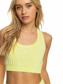 Roxy Womens Tank Top Taking It Easy Cropped -clothing shop erjft04728 roxy w geb0 frt3