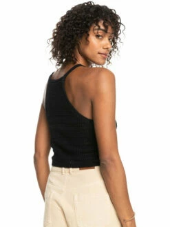 Roxy Womens Tank Top Malibu Crush Knitted Halter Top -clothing shop erjsw03550 roxy w kvj0 bck1