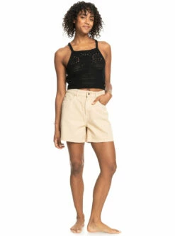 Roxy Womens Tank Top Malibu Crush Knitted Halter Top -clothing shop erjsw03550 roxy w kvj0 frt9