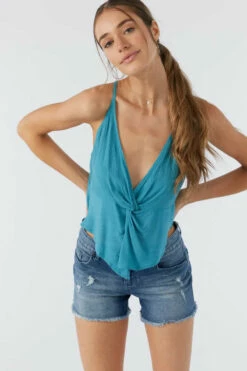 Oneill Womens Tank Top Kietrie -clothing shop kietriesolid SU3404001 blo 4 120