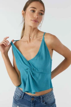 Oneill Womens Tank Top Kietrie -clothing shop kietriesolid SU3404001 blo 6 120