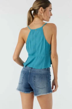 Oneill Womens Tank Top Kietrie -clothing shop kietriesolid SU3404001 blo 8 120