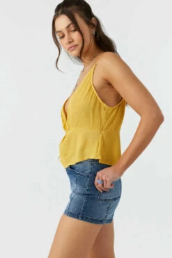 Oneill Womens Tank Top Kietrie -clothing shop kietriesolid SU3404001 sns 6 120