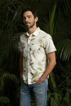 Brixton Mens Woven Charter Print -clothing shop kj2lztlxydtnh2woyakx