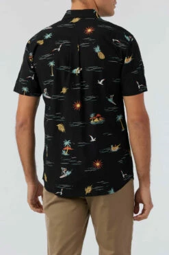 Oneill Mens Woven Oasis Eco Modern -clothing shop oasisecossmodern SP3104105 blk 3