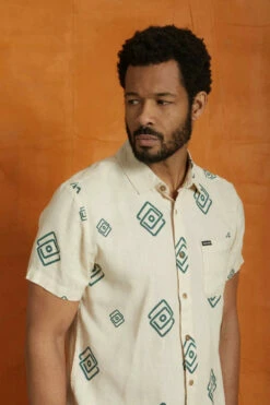 Brixton Mens Woven Charter Slub -clothing shop pkmhsh5gu7twrnnqujgb