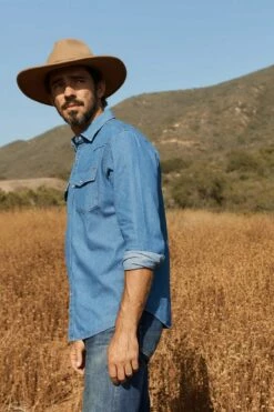 Brixton Shirt Unisex Willie Nelson Long Sleeve Woven -clothing shop qlbppduc2boguctkpqti