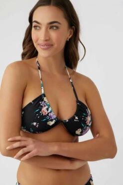 Oneill Womens Bikini Top Rosetta Embry Halter -clothing shop rosettaembryswimtop FA2474021 bl 5