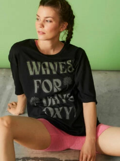 Roxy Womens Shirt Barracuda Oversized -clothing shop urjzt03719 roxy m kvj0 frt1