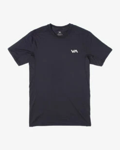 RVCA Mens Shirt Sport Performance Tee -clothing shop v9021rsv rvca f blk frt1