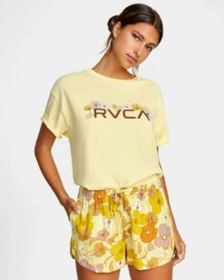 RVCA Womens Shorts New Yume Elastic -clothing shop w202prny rvca w yed0 frt1